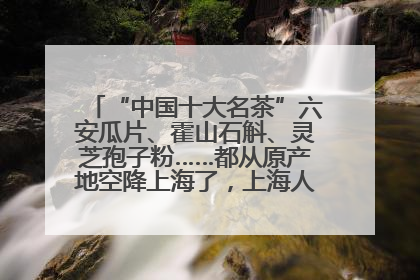 “中国十大名茶”六安瓜片、霍山石斛、灵芝孢子粉……都从原产地空降上海了，上海人这个周末得去农展中心逛逛咯～