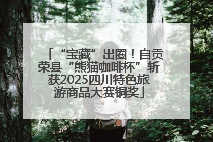“宝藏”出圈！自贡荣县“熊猫咖啡杯”斩获2025四川特色旅游商品大赛铜奖