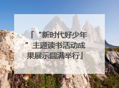 “新时代好少年”主题读书活动成果展示圆满举行