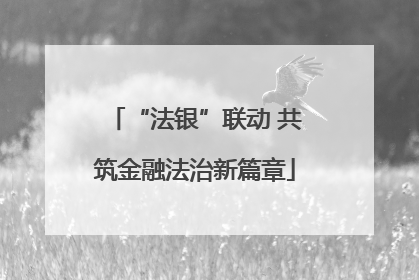 “法银”联动 共筑金融法治新篇章