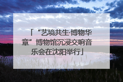 “艺境共生·博物华章”博物馆沉浸交响音乐会在沈阳举行