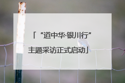 “道中华·银川行”主题采访正式启动