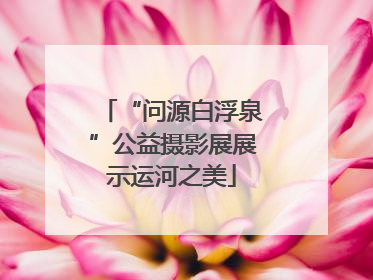 “问源白浮泉”公益摄影展展示运河之美