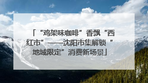 “鸡架味咖啡”香飘“西红市”——沈阳市集解锁“地域限定”消费新场景