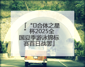 “﻿合体之星”杯2025全国夏季游泳锦标赛首日战罢