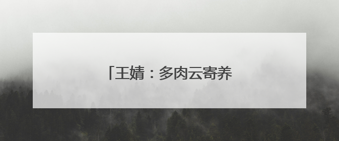 王婧：多肉云寄养 育出乡村新产业