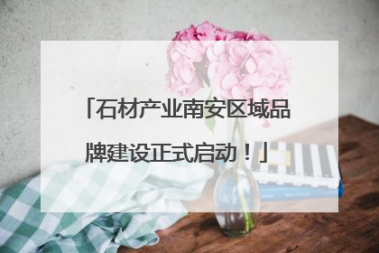 石材产业南安区域品牌建设正式启动！