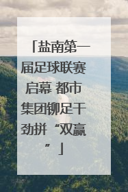 盐南第一届足球联赛启幕 都市集团铆足干劲拼“双赢”