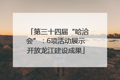 第三十四届“哈洽会”：6项活动展示开放龙江建设成果