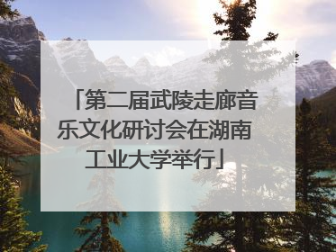 第二届武陵走廊音乐文化研讨会在湖南工业大学举行