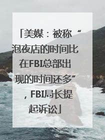 美媒：被称“泡夜店的时间比在FBI总部出现的时间还多”，FBI局长提起诉讼