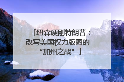 纽森硬刚特朗普：改写美国权力版图的 “加州之战”