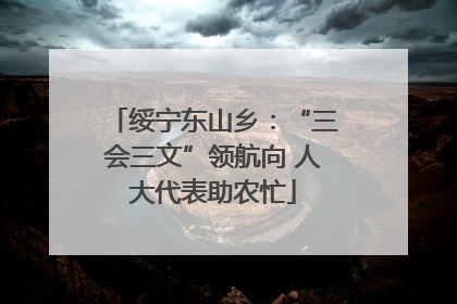 绥宁东山乡：“三会三文”领航向 人大代表助农忙