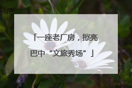 一座老厂房，擦亮巴中“文旅秀场”
