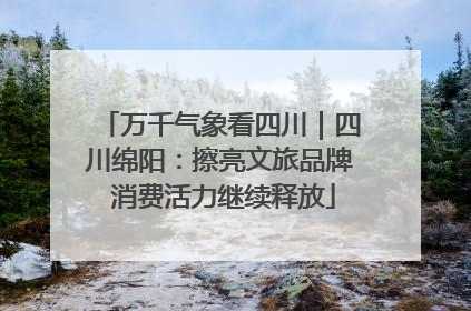 万千气象看四川｜四川绵阳：擦亮文旅品牌 消费活力继续释放