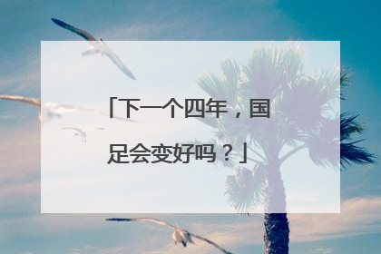 下一个四年，国足会变好吗？