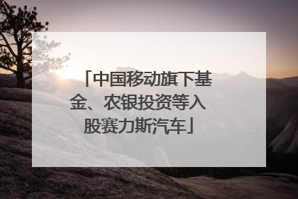 中国移动旗下基金、农银投资等入股赛力斯汽车