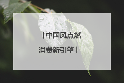 中国风点燃消费新引擎