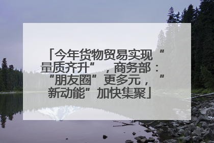 今年货物贸易实现“量质齐升”，商务部：“朋友圈”更多元，“新动能”加快集聚