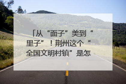 从“面子”美到“里子”！荆州这个“全国文明村镇”是怎样炼成的？