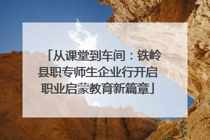 从课堂到车间：铁岭县职专师生企业行开启职业启蒙教育新篇章