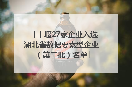 十堰27家企业入选湖北省数据要素型企业（第二批）名单