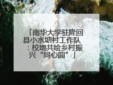 南华大学驻隆回县小水塘村工作队：校地共绘乡村振兴“同心圆”