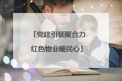党建引领聚合力 红色物业暖民心