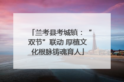 兰考县考城镇：“双节”联动 厚植文化根脉铸魂育人
