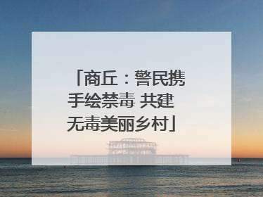 商丘：警民携手绘禁毒 共建无毒美丽乡村