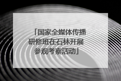 国家全媒体传播研修班在石林开展参观考察活动