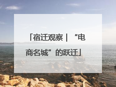 宿迁观察｜“电商名城”的跃迁