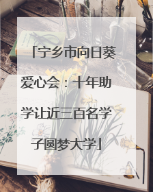 宁乡市向日葵爱心会：十年助学让近三百名学子圆梦大学