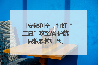 安徽利辛：打好“三夏”攻坚战 护航夏粮颗粒归仓