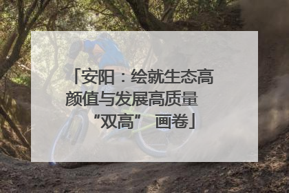安阳：绘就生态高颜值与发展高质量 “双高” 画卷
