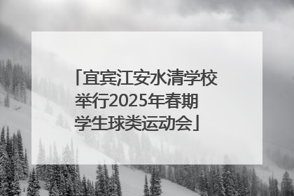 宜宾江安水清学校举行2025年春期学生球类运动会