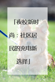 夜校新时尚：社区居民的充电新选择