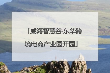 威海智慧谷·东华跨境电商产业园开园