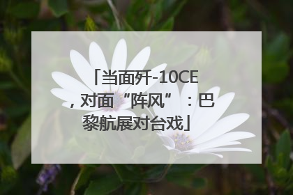 当面歼-10CE，对面“阵风”：巴黎航展对台戏