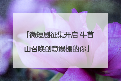 微短剧征集开启 牛首山召唤创意爆棚的你