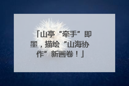 山亭“牵手”即墨，描绘“山海协作”新画卷！