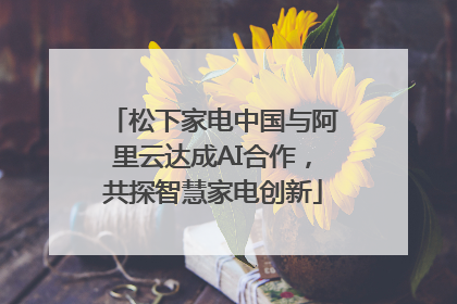 松下家电中国与阿里云达成AI合作，共探智慧家电创新