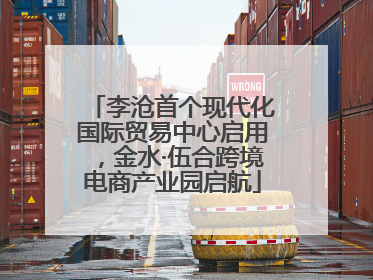 李沧首个现代化国际贸易中心启用，金水·伍合跨境电商产业园启航