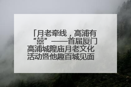 月老牵线，高浦有“囍”——首届厦门高浦城隍庙月老文化活动暨他趣百城见面会隆重举办