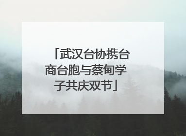 武汉台协携台商台胞与蔡甸学子共庆双节