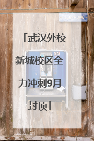 武汉外校新城校区全力冲刺9月封顶
