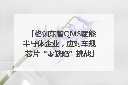 格创东智QMS赋能半导体企业，应对车规芯片“零缺陷”挑战