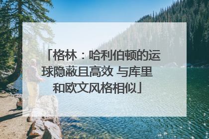 格林：哈利伯顿的运球隐蔽且高效 与库里和欧文风格相似