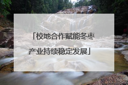 校地合作赋能冬枣产业持续稳定发展