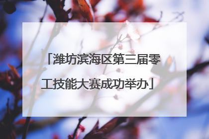 潍坊滨海区第三届零工技能大赛成功举办